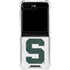 Michigan State University Spartans Mean Green S Galaxy Z Flip5 5G Clear Case
