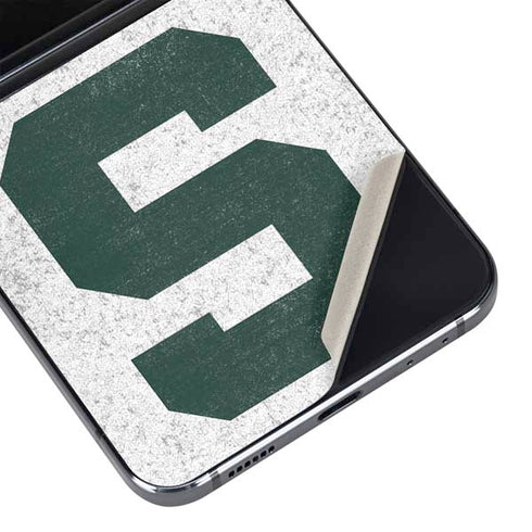 Michigan State University Spartans Mean Green S Galaxy Z Flip5 5G Skin