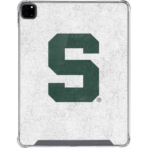 Michigan State University Spartans Mean Green S iPad Pro 12.9in (2020) Clear Case