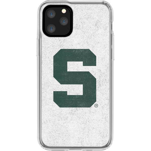 Michigan State University Spartans Mean Green S iPhone 11 Pro Clear Case