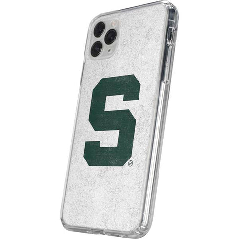 Michigan State University Spartans Mean Green S iPhone 11 Pro Clear Case