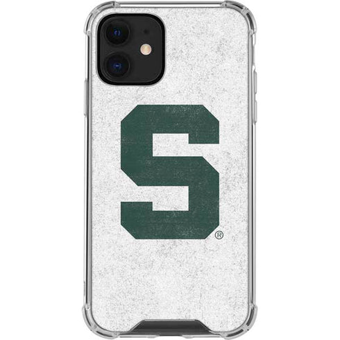 Michigan State University Spartans Mean Green S iPhone 12 Mini Clear Case