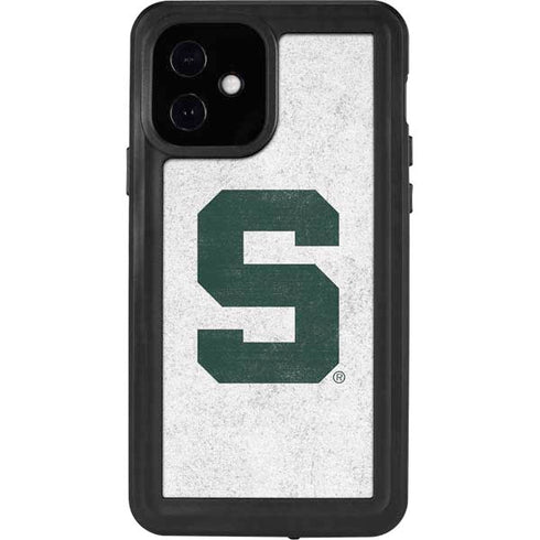 Michigan State University Spartans Mean Green S iPhone 12 Waterproof Case