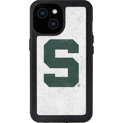 Michigan State University Spartans Mean Green S iPhone 13 Mini Waterproof Case