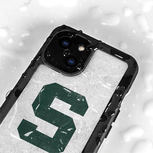 Michigan State University Spartans Mean Green S iPhone 13 Mini Waterproof Case