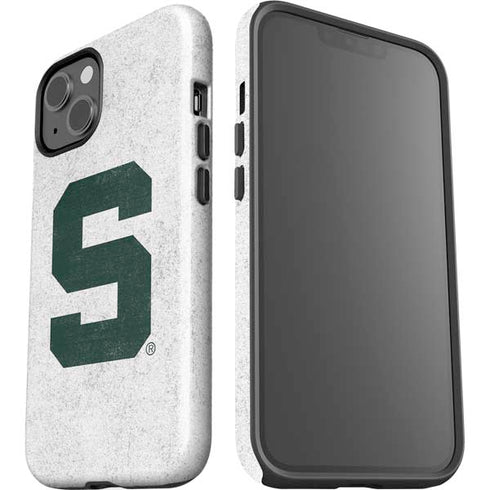 Michigan State University Spartans Mean Green S iPhone 14 Plus Impact Case