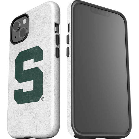 Michigan State University Spartans Mean Green S iPhone 15 Impact Case