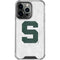 Michigan State University Spartans Mean Green S iPhone 14 Pro Clear Case