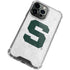 Michigan State University Spartans Mean Green S iPhone 15 Pro Max Clear Case