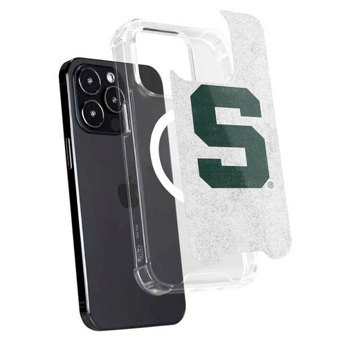 Michigan State University Spartans Mean Green S iPhone 14 Pro Max MagSafe Case