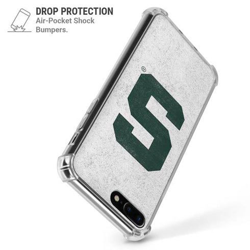 Michigan State University Spartans Mean Green S iPhone 7/8 Plus Clear Case