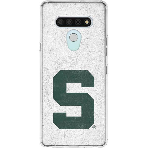 Michigan State University Spartans Mean Green S LG Stylo 6 Clear Case