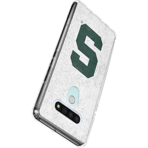 Michigan State University Spartans Mean Green S LG Stylo 6 Clear Case