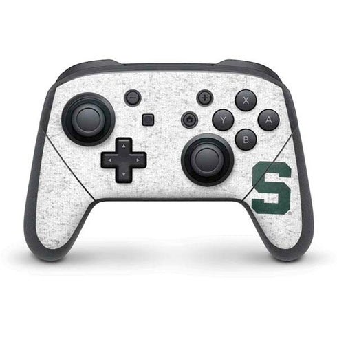 Michigan State University Spartans Mean Green S Nintendo Switch Pro Controller Skin