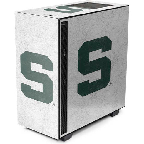 Michigan State University Spartans Mean Green S NZXT H510 Compact ATX Mid-Tower Case Skin