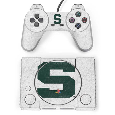 Michigan State University Spartans Mean Green S PlayStation Classic Bundle Skin