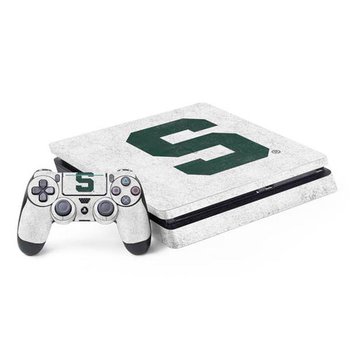 Michigan State University Spartans Mean Green S PS4 Slim Bundle Skin