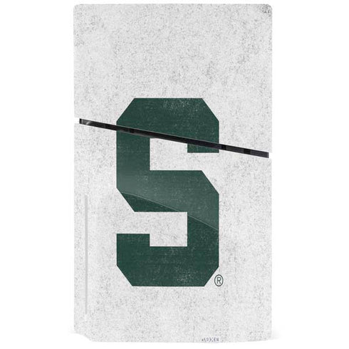 Michigan State University Spartans Mean Green S PS5 Slim Disk Bundle Skin