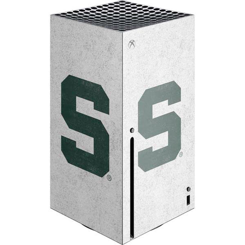 Michigan State University Spartans Mean Green S Xbox Series X Console Skin