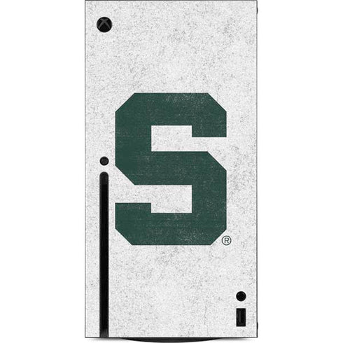 Michigan State University Spartans Mean Green S Xbox Series X Console Skin