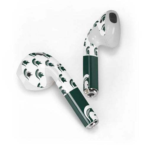Michigan State University Spartans MSU Split Apple AirPods Skin