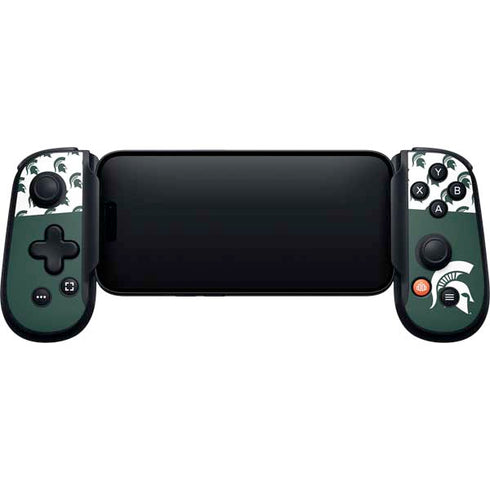 Michigan State University Spartans MSU Split Backbone One for iPhone Game Controller Skin