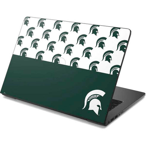 Michigan State University Spartans MSU Split Dell Chromebook Skin