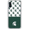 Michigan State University Spartans MSU Split Galaxy A10e Clear Case