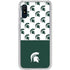 Michigan State University Spartans MSU Split Galaxy A10e Clear Case
