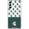 Michigan State University Spartans MSU Split Galaxy A14 5G Clear Case
