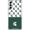 Michigan State University Spartans MSU Split Galaxy A15 5G Clear Case