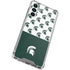 Michigan State University Spartans MSU Split Galaxy A15 5G Clear Case