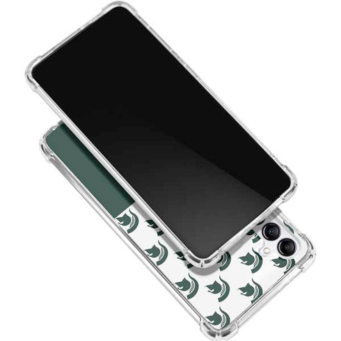 Michigan State University Spartans MSU Split Galaxy A15 5G Clear Case