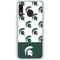 Michigan State University Spartans MSU Split Galaxy A20 Clear Case