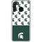 Michigan State University Spartans MSU Split Galaxy A21 Clear Case