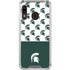 Michigan State University Spartans MSU Split Galaxy A30 Clear Case