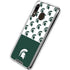 Michigan State University Spartans MSU Split Galaxy A30 Clear Case