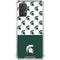 Michigan State University Spartans MSU Split Galaxy A32 5G Clear Case