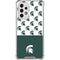 Michigan State University Spartans MSU Split Galaxy A33 5G Clear Case