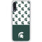 Michigan State University Spartans MSU Split Galaxy A50 Clear Case