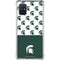 Michigan State University Spartans MSU Split Galaxy A51 5G Clear Case