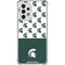 Michigan State University Spartans MSU Split Galaxy A53 5G Clear Case