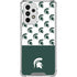 Michigan State University Spartans MSU Split Galaxy A53 5G Clear Case