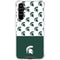 Michigan State University Spartans MSU Split Galaxy A54 5G Clear Case