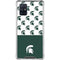 Michigan State University Spartans MSU Split Galaxy A71 5G Clear Case