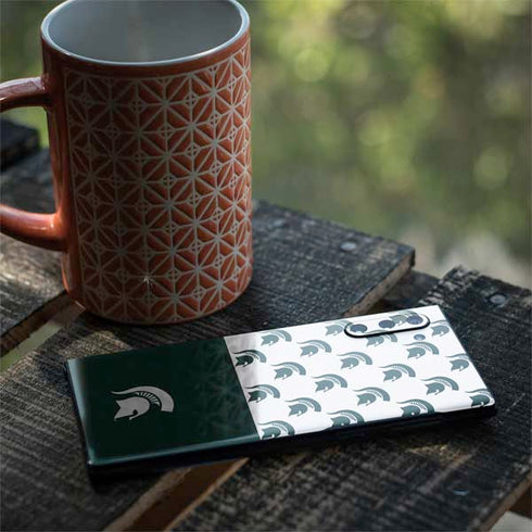 Michigan State University Spartans MSU Split Galaxy Note 10 Skin