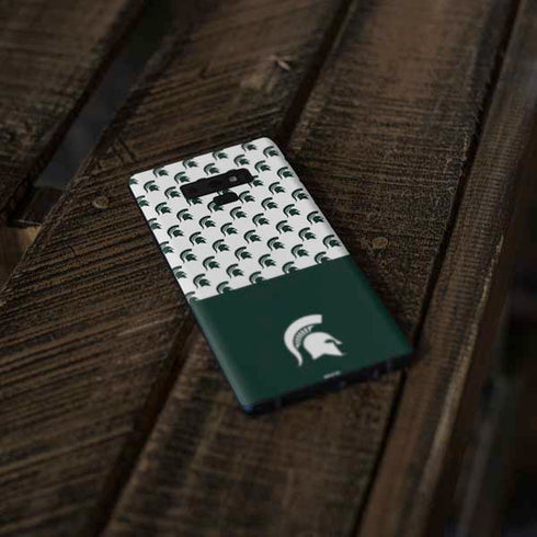 Michigan State University Spartans MSU Split Galaxy Note 9 Skin
