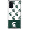 Michigan State University Spartans MSU Split Galaxy Note20 5G Clear Case