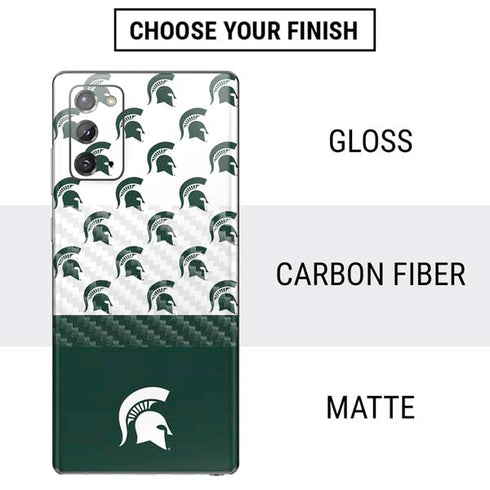 Michigan State University Spartans MSU Split Galaxy Note20 5G Skin