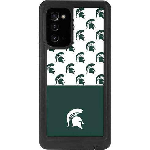 Michigan State University Spartans MSU Split Galaxy Note20 5G Waterproof Case